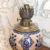 Gien earthenware kerosene lamp