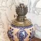 Gien earthenware kerosene lamp