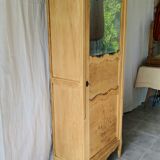 Carved and glazed wardrobe