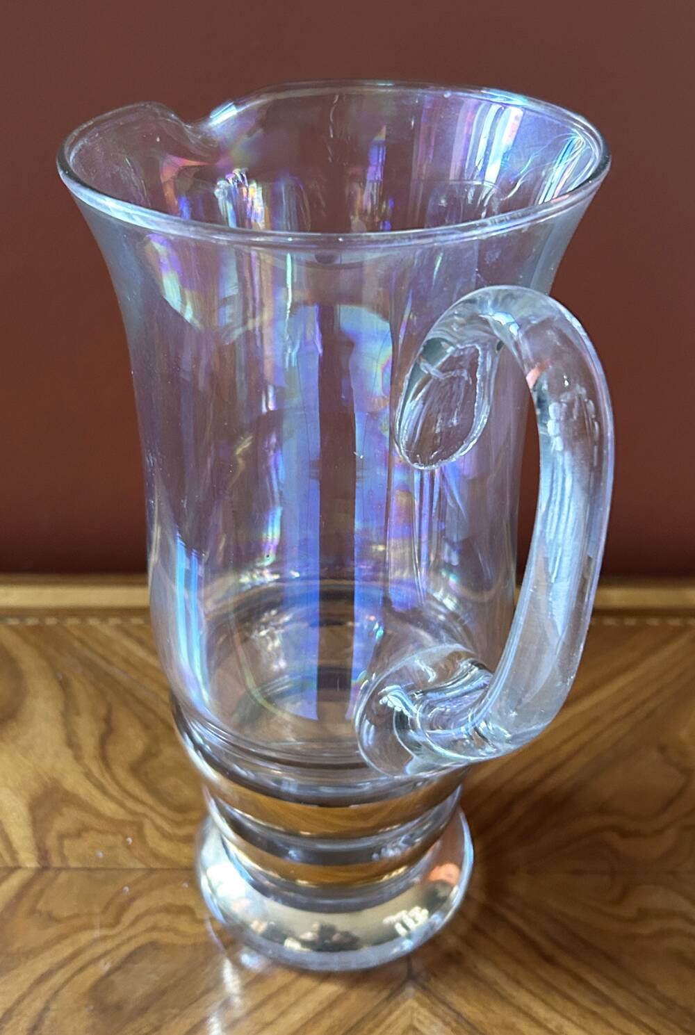 Iridescent vase Dorthy Thorpe, vintage, 50s/60s
