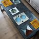 Belarti chrome ceramic coffee table