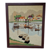 Tableau tissé fils de laine
