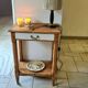 Country chic console side table