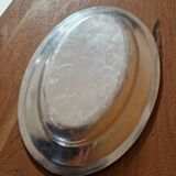 Christofle - Oval serving platter model Maritime Company silver-plated metal