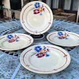 Set of 4 St Amand flat plates