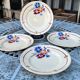 Set of 4 St Amand flat plates