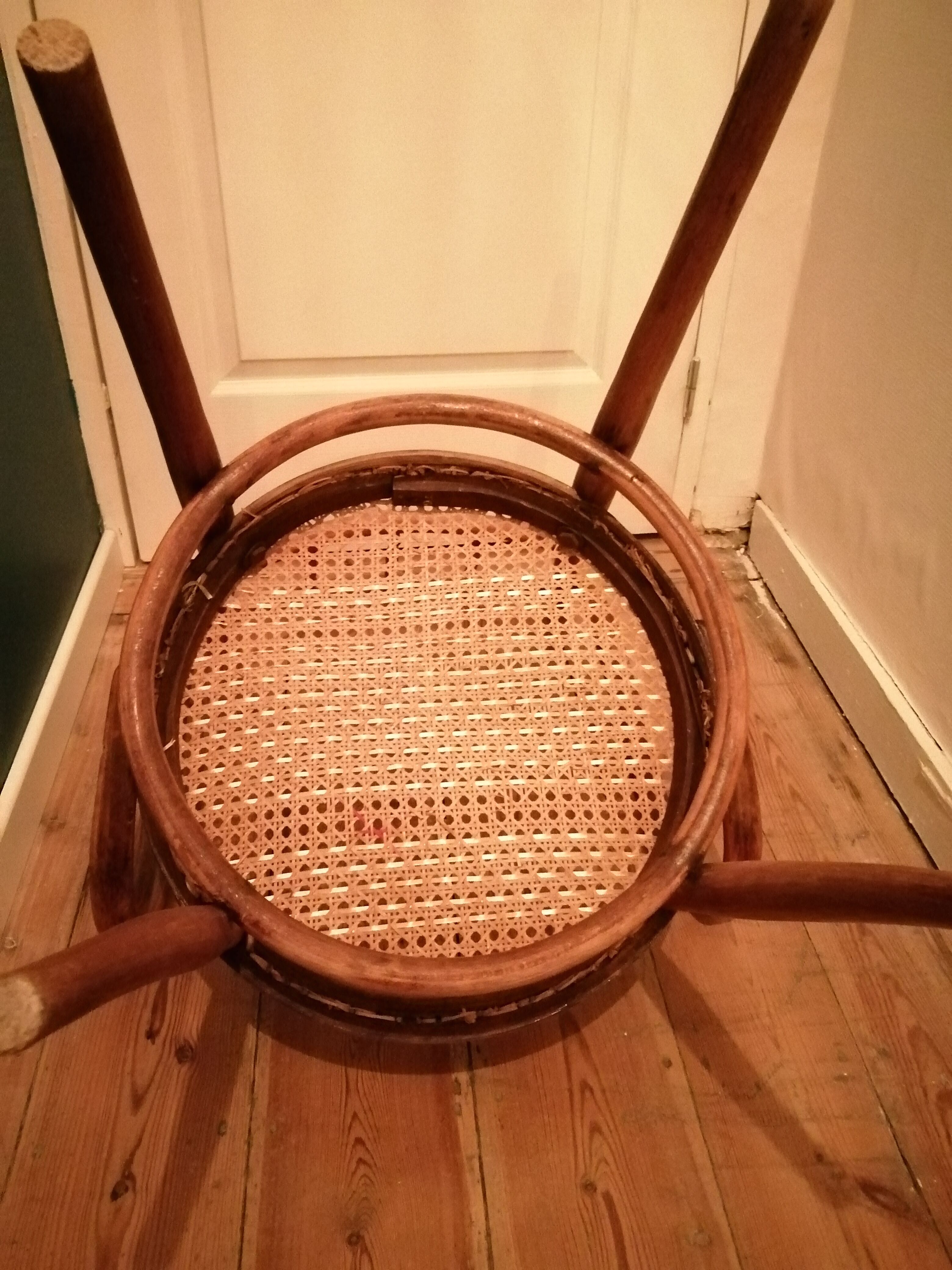 Fauteuil canné