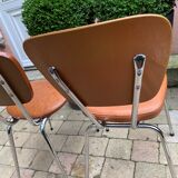 Skai chairs and vintage chrome