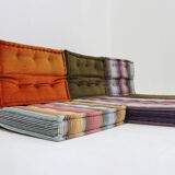 Roche Bobois Mah Jong sofa Missoni design by Hans Hopfer