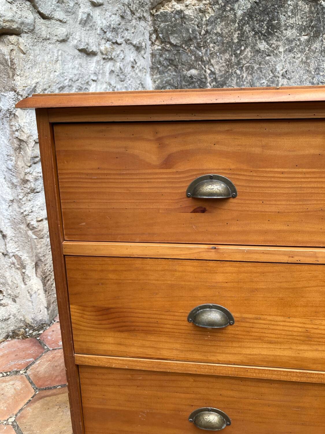 Old trade cabinet with drawers