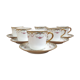Limoges porcelain coffee cups x6
