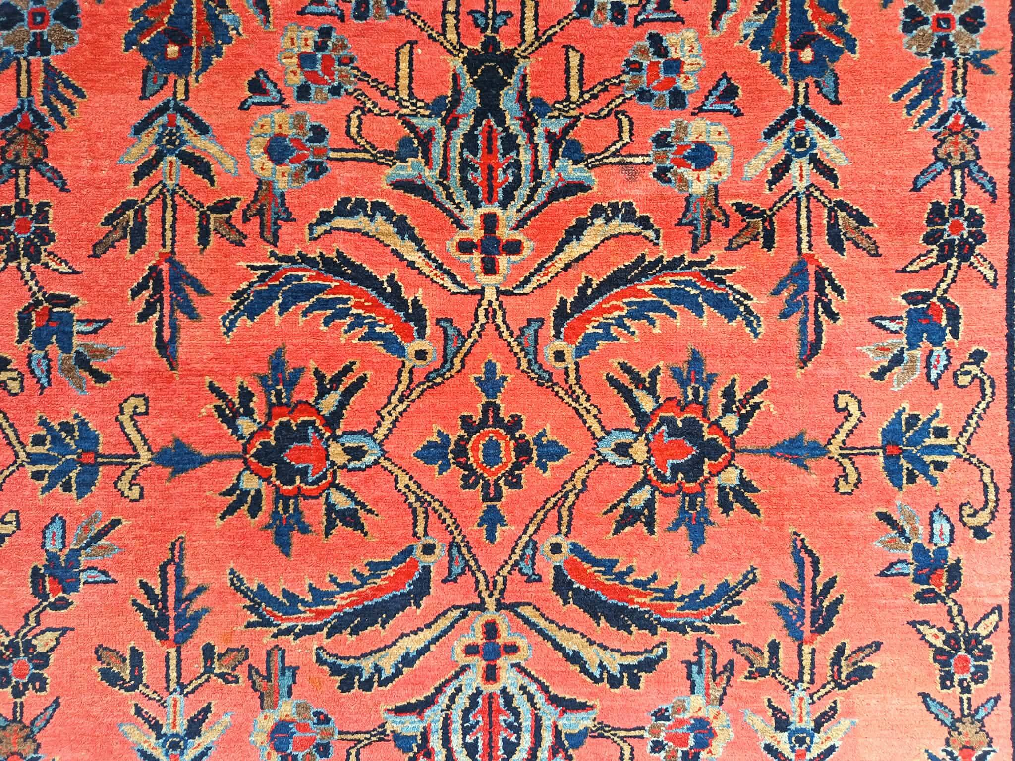 Handmade Sarouk Persian carpet