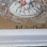 Oil on panel by Arthur Gerthoffert 70s