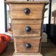 Small vintage wooden chest of drawers.