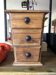 Small vintage wooden chest of drawers.