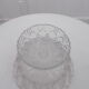 Crystal footed fruit bowl