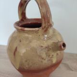 Terracotta gargoulette jug