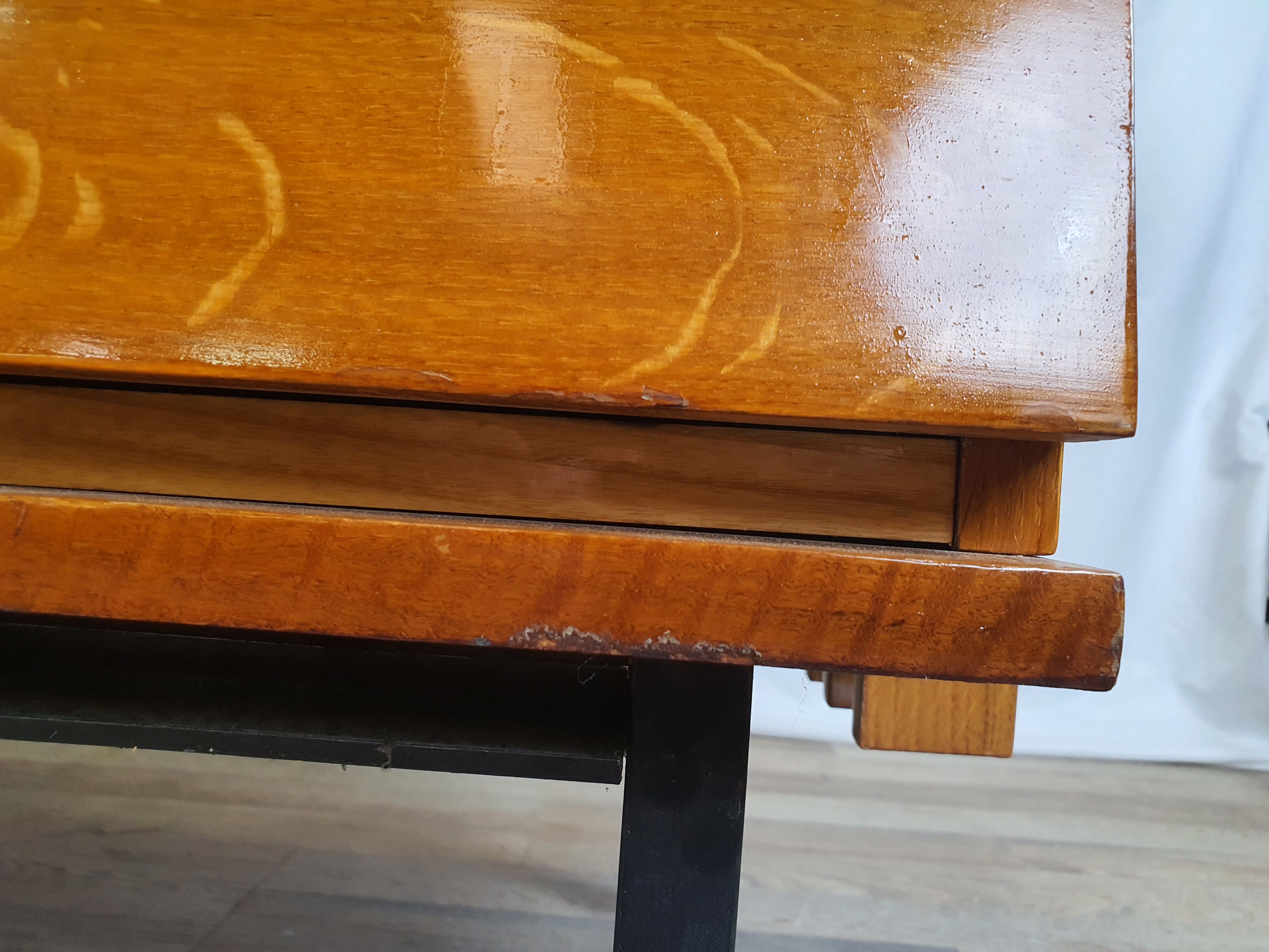 Buffet milanais en hêtre années 1950