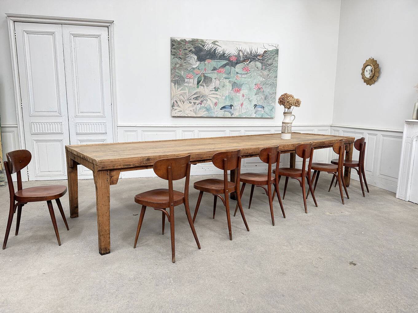 Superb large work table from 1920.