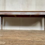 Table de ferme fin XIXème en chêne et sapin