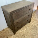 Solid oak chest of drawers 3 drawers 50s