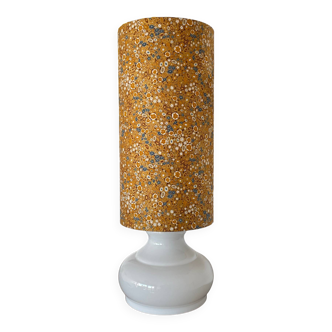 Lampe de meuble opaline blanche Klimt Galet