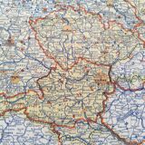 Map Germany and Europe 40s