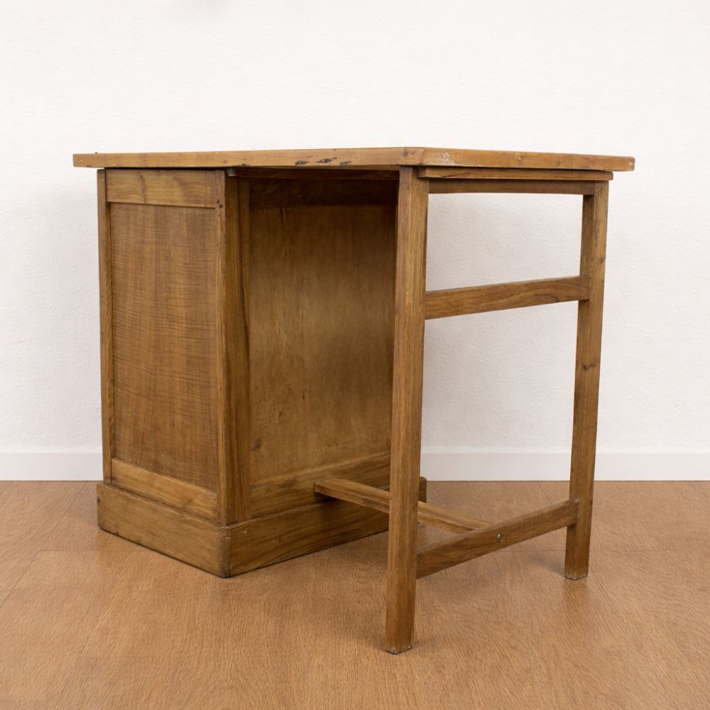 Vintage 1940s Oak Desk