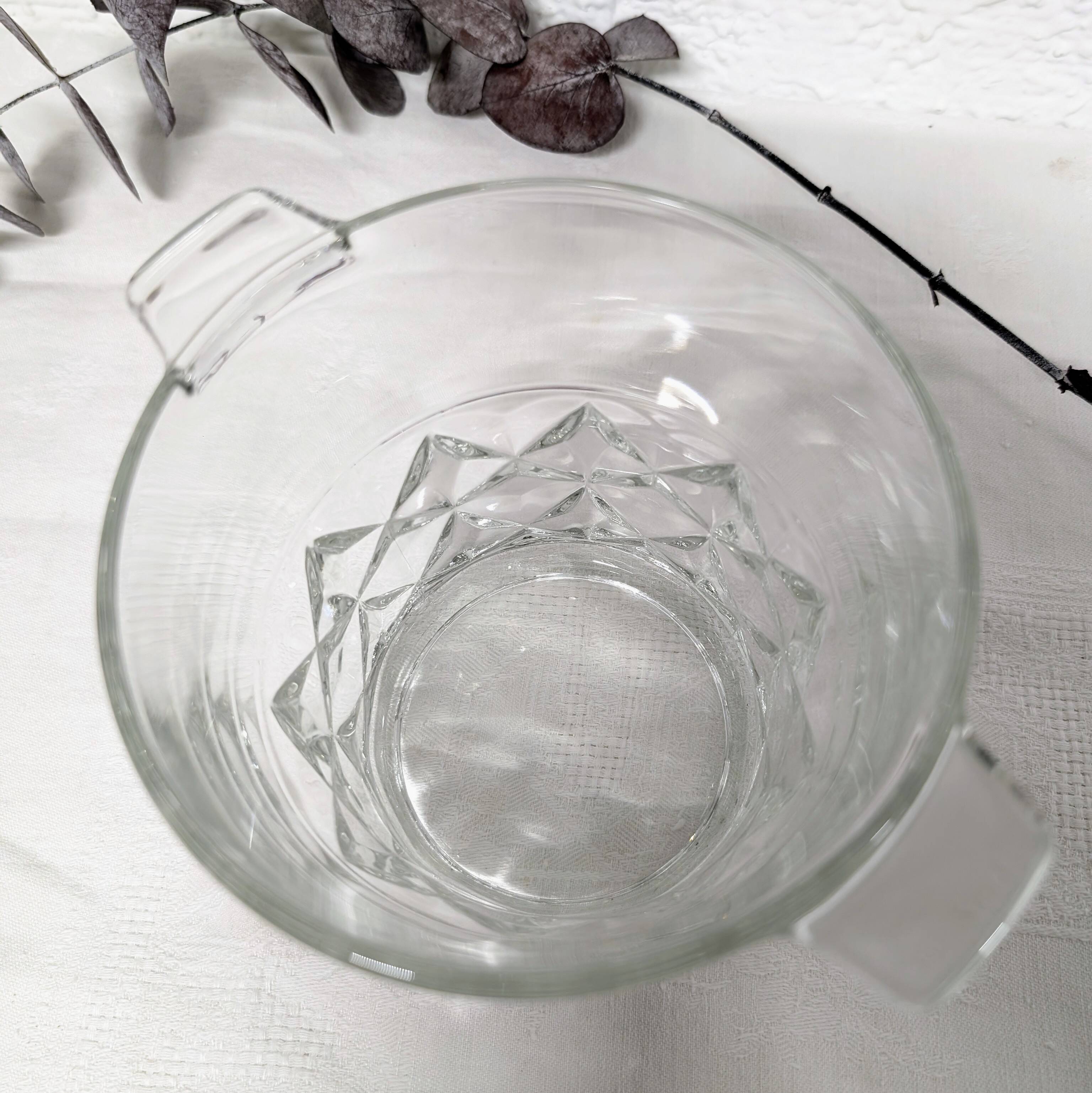 Glass ice bucket