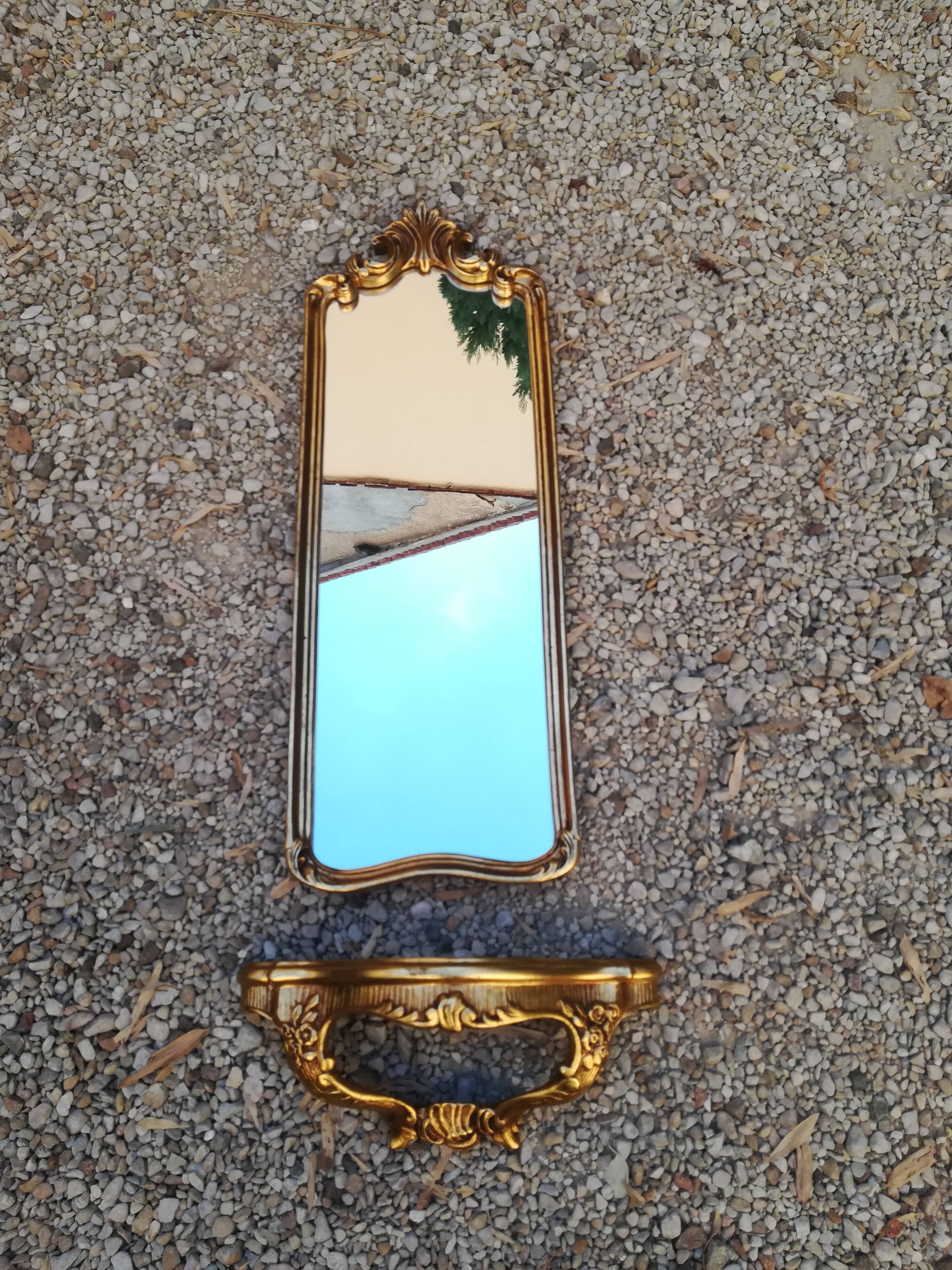 Miroir 68 x 24 avec console