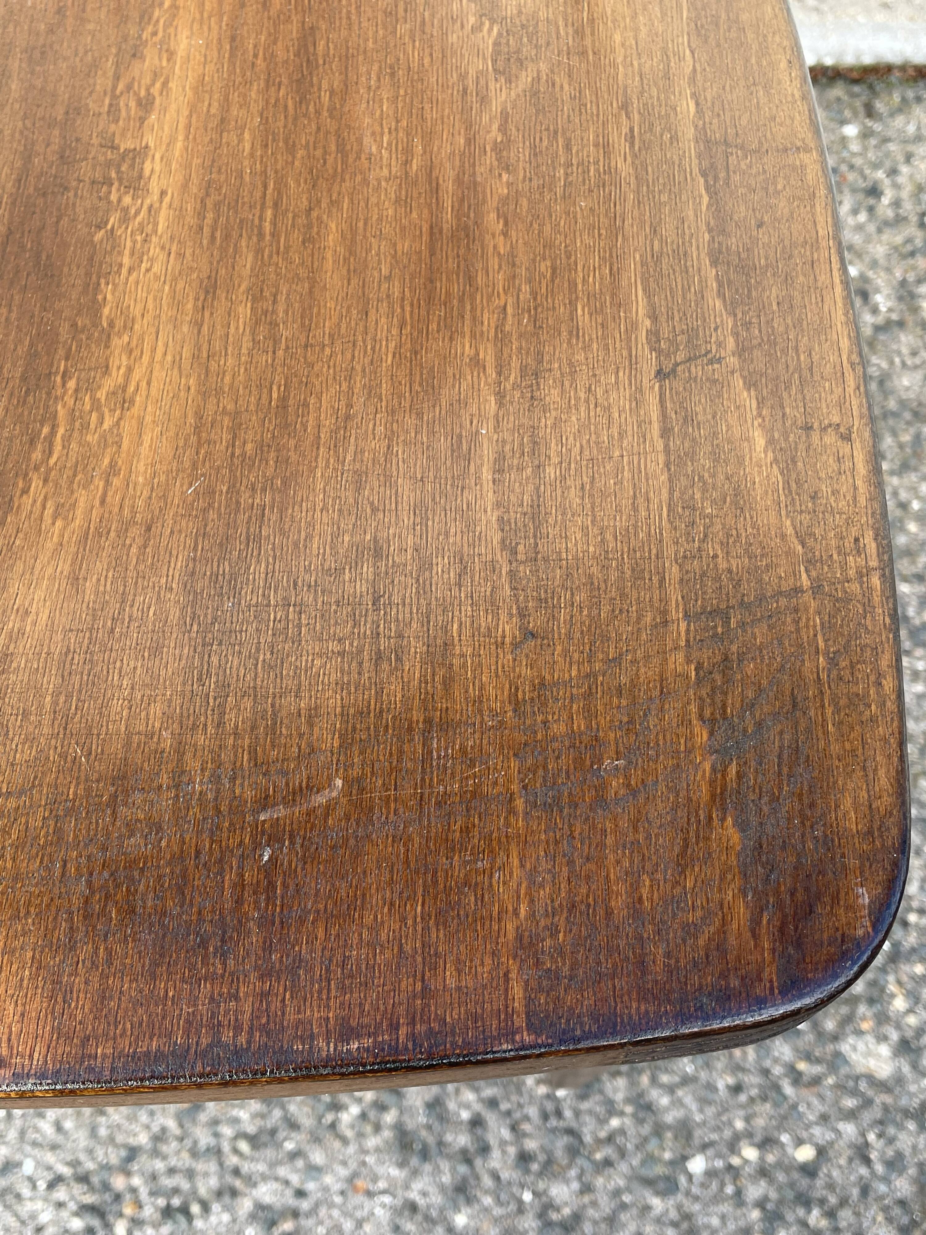 Curved wooden bistro chair Luterma 1950