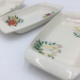 Trio de plat à légumes