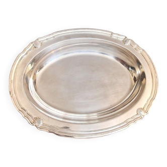 Vintage metal tray silver gallia christofle