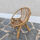 Rattan shell chair for children