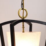 Lanterne suspendue Kalmar Vienna en laiton, style milieu du siècle, Autriche, années 1950