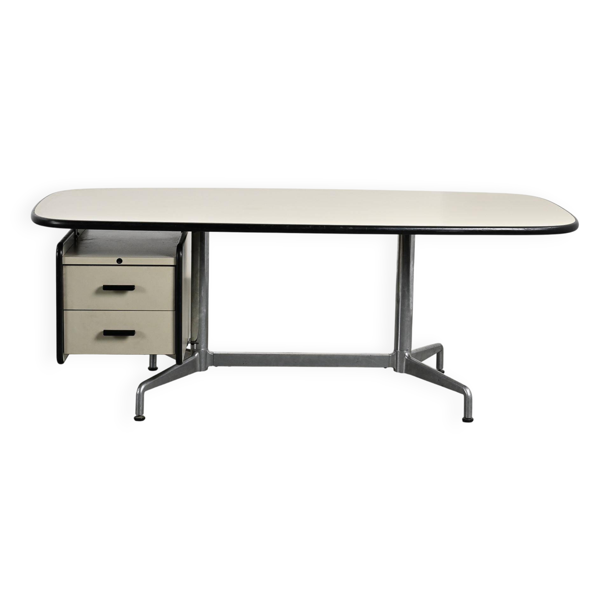 Desk by Giancarlo Piretti for Castelli, Italy, circa 1970.