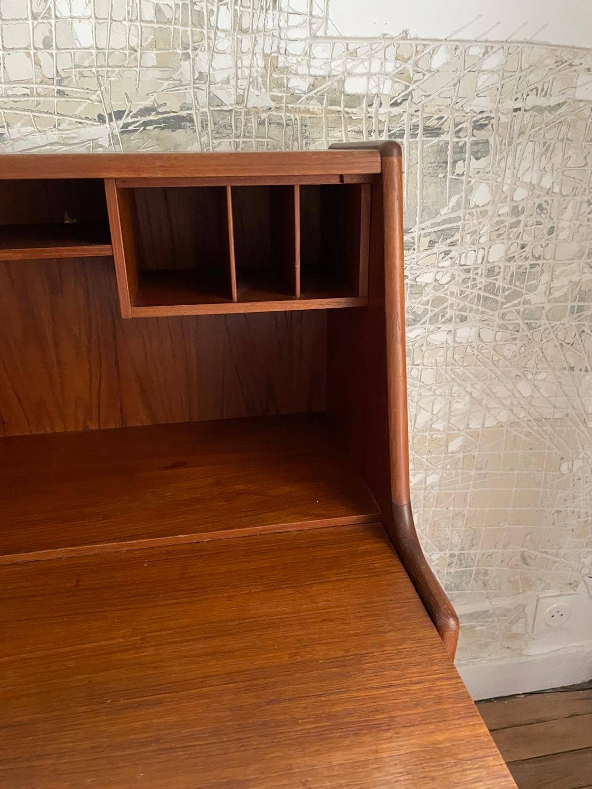 Teak secretary, Danish design, 1960s, designer: Arne Wahl Iversen