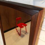 Scandinavian teak mirror circa 1960