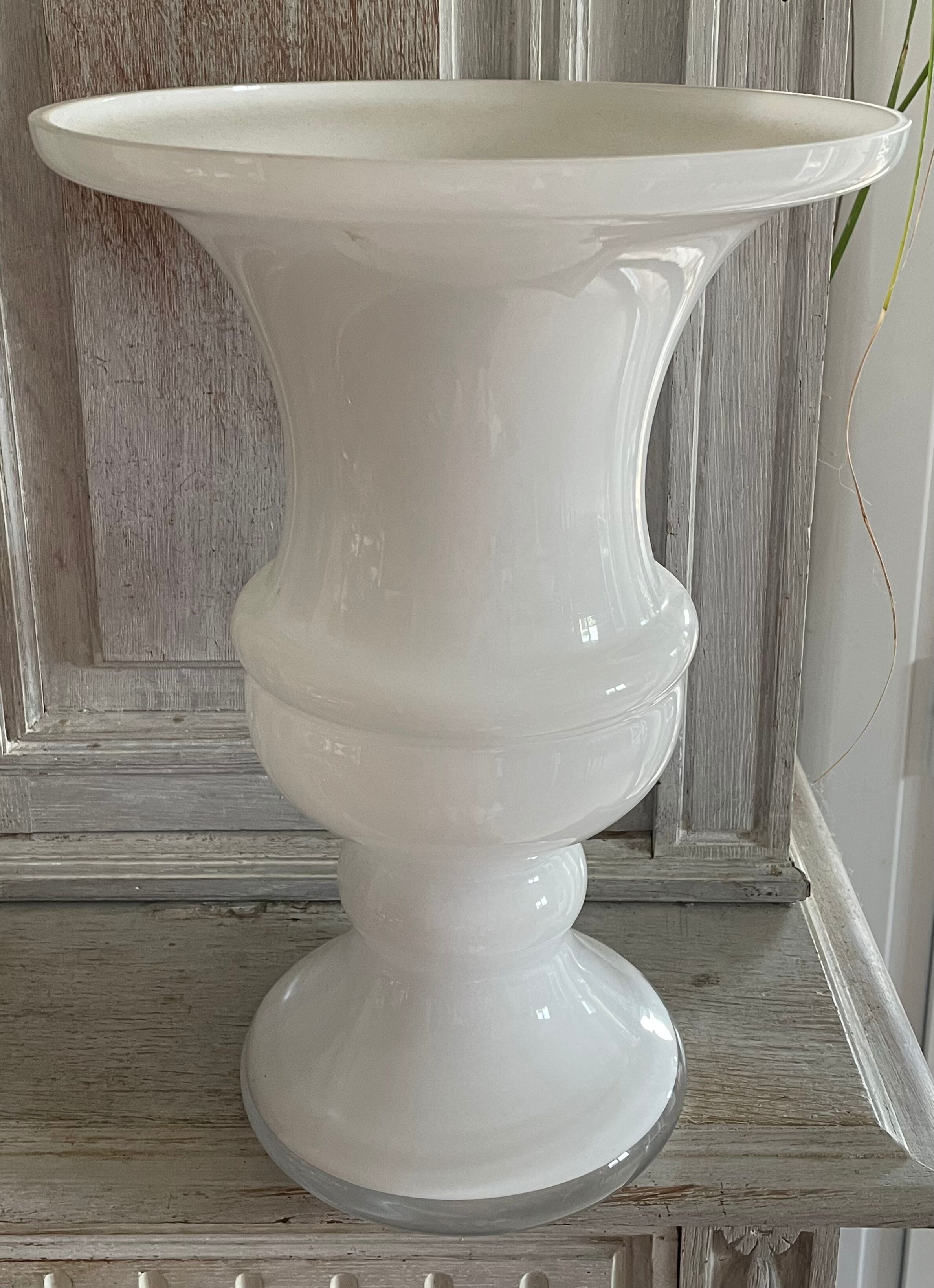 Vase Médicis blanc 34cm