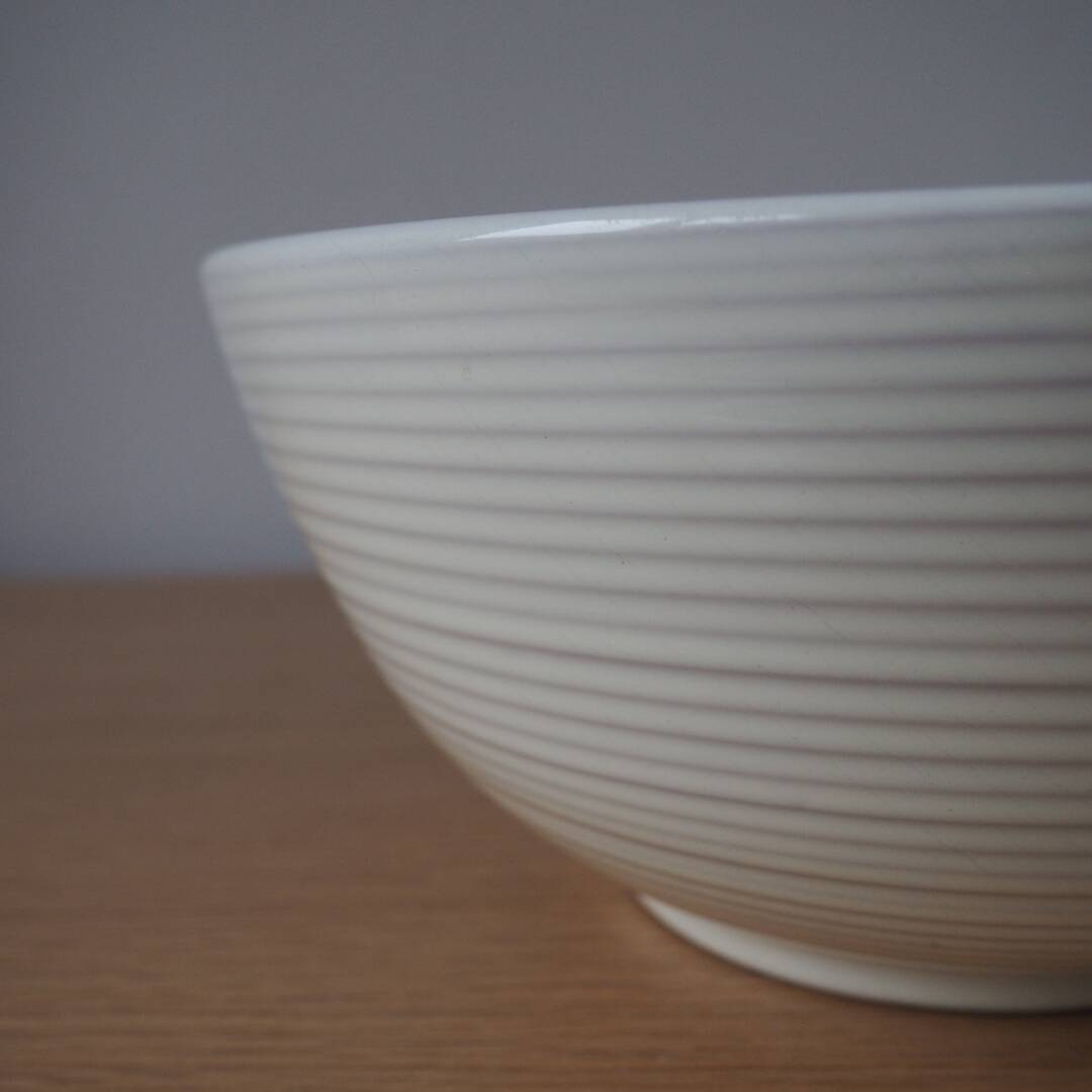 Adco ribbed bowl 1950s-1970s