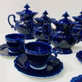 Art Deco tea and coffee service in polychrome earthenware, 20th century