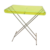 Table d'appoint vintage  pliante signée Umbra 1970