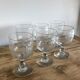 Suite of 6 old glasses 19th century