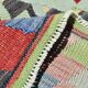 Kilim Long Wide Multicolor Geometric Stlye Vintage Kilim Rug, 199x320 Cm