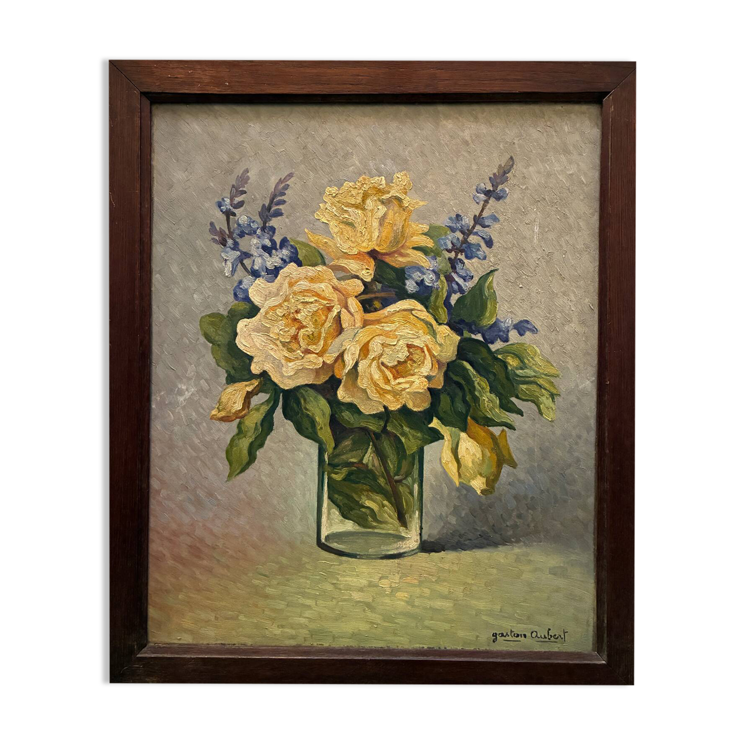 Still life, Gaston Aubert, 20th century