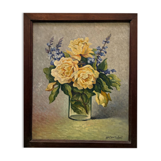 Still life, Gaston Aubert, 20th century