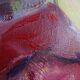 Contemporary painting: The bouquet of flowers - Very soothing colors - 40x40 cm- signed Rollet