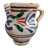 Old earthenware pitcher late 19th century