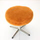 Swivel stool or footstool, czechoslovakia,1970s