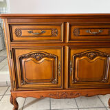 Cherry wood TV stand